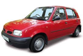 Stock Red Nissan Micra K11